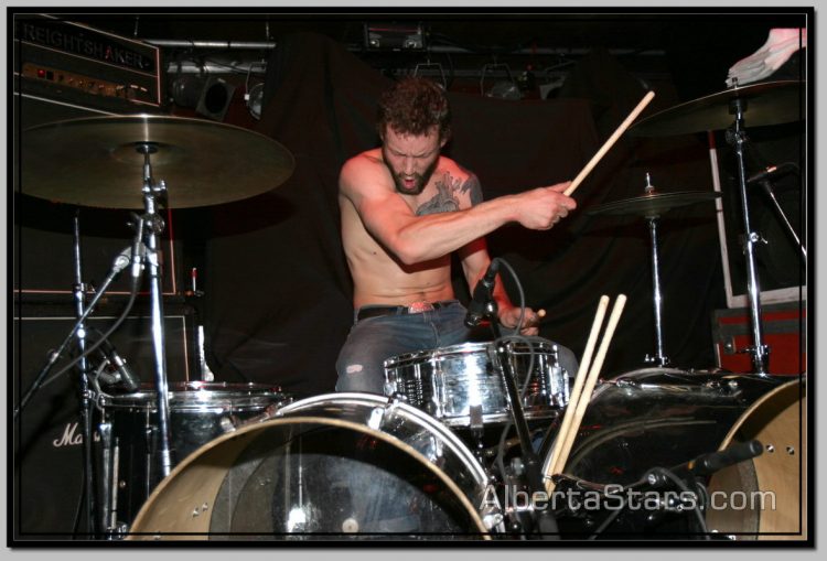 Drummer Matt Wood Gave It All at Live Shows