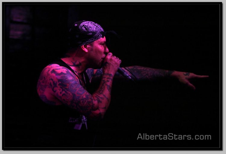 Roger Miret Pointing at Edmonton Audience
