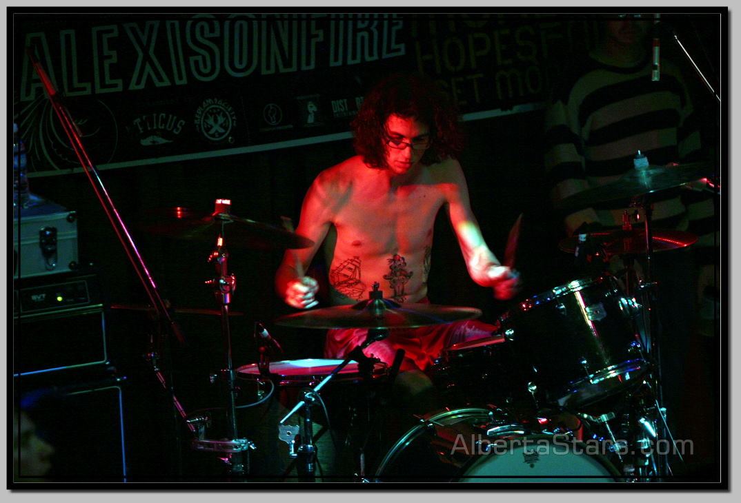 Jesse Ingelevics Plays Live Drums Shirtless