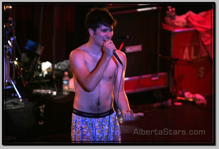 Alexisonfire Singer George Pettit Stripped Down to Underwear