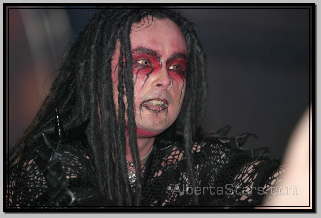 Dani Filth with Green Eye Contacts