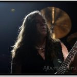 Ralph Santolla in Front of Steve Asheim's Cymbal