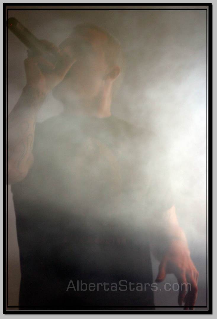 Andy LaPlegua in Fog Machine Mist