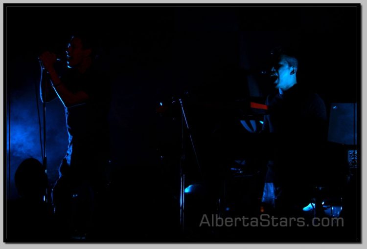 Dark Stage Atmosphere During Imperative Reaction Concert