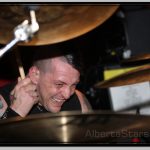 Andy Selway Drumming to Energetic Music of KMFDM