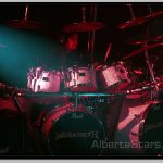 Light Bean Striking Drums of Shawn Drover from Side