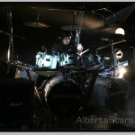 Shawn Drover Behind His Drum Set