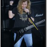 Megadeth Frontman Dave Mustaine with Raised Fist
