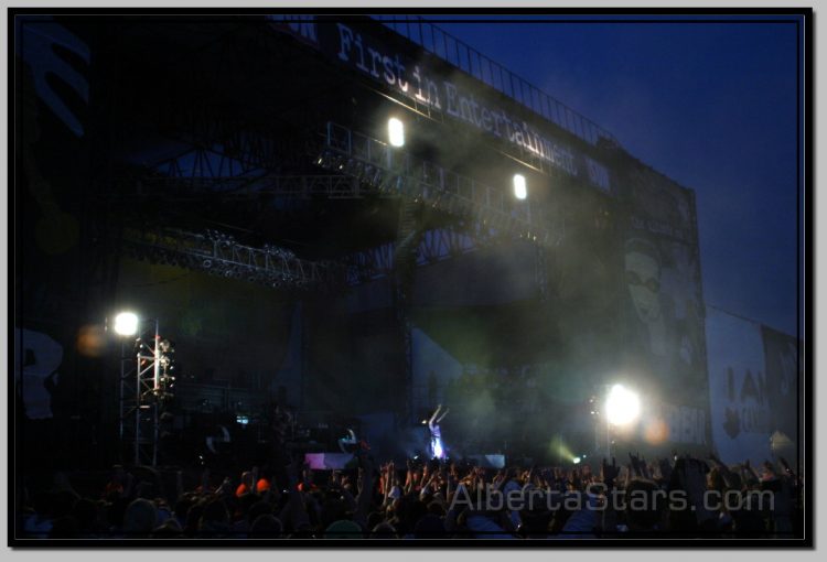 Evanescence Headlining on Main Stage at STage 13 Festival in Camrose, Alberta, Canada