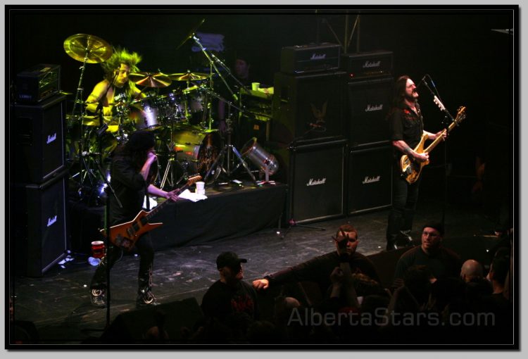 Motorhead Trio on Stage in Edmonton