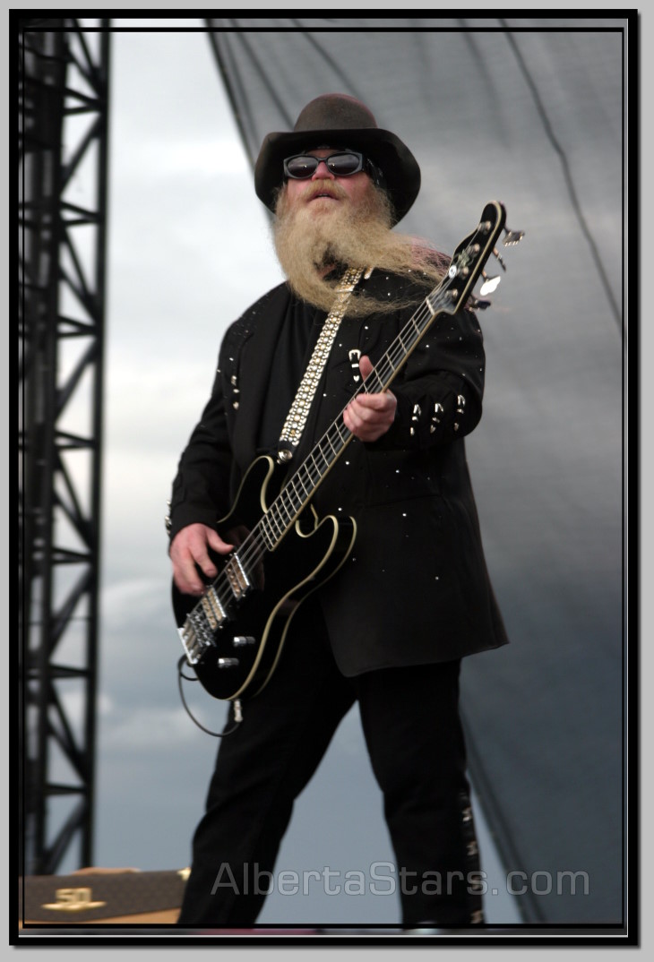 Dusty Hill with His Trademark Texas Goatee
