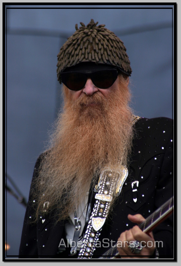 Billy Gibbons Wearing Funny Hat