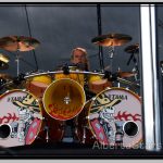 Frank Beard - Only Member of ZZ Top Without Beard - Behind His Drum Set