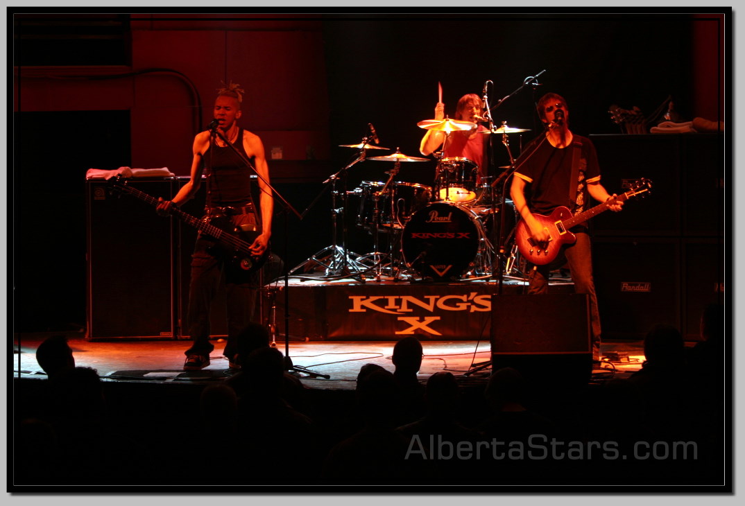 King's X Trio on Stage at Starlite Room in Edmonton