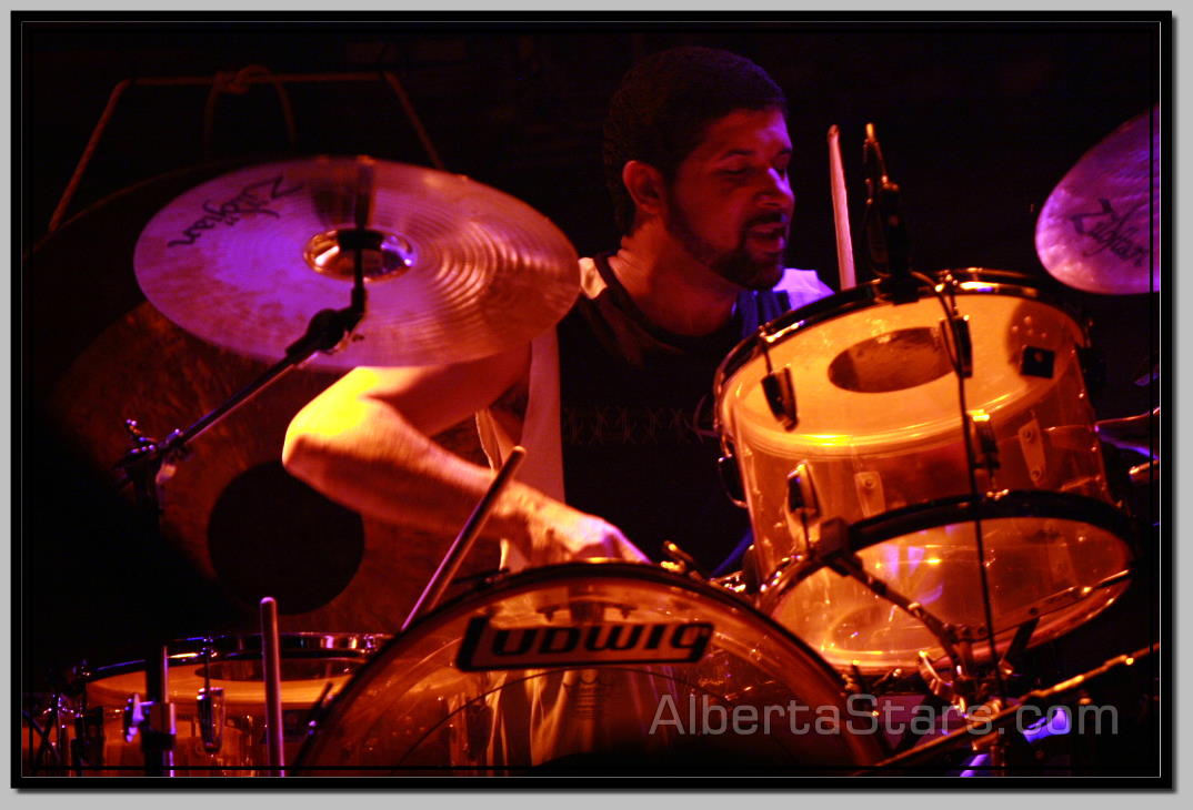 Drummer Behind Ludwig Drums and Zildjian Cymbals