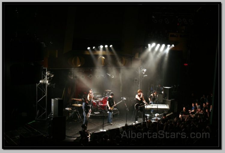 Numerous Stage Lights Illuminate QOTSA at Red's in Edmonton